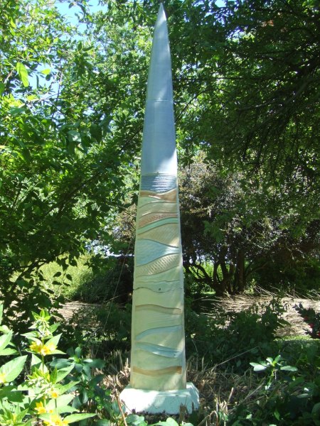 Frank Martin Ceramic Artist My Work, Tall Garden Sculptures